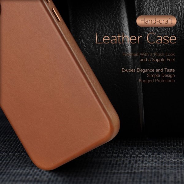 Dux Ducis iPhone 14 Pro Max Cover Naples Series MagSafe Lysebrun