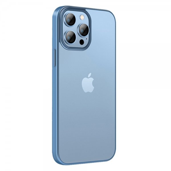 X-Level iPhone 14 Pro Max Cover Nature Color Series Blå