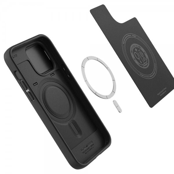 Spigen iPhone 14 Pro Max Cover Optik Armor MagFit Sort