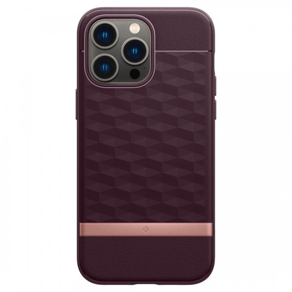 Caseology iPhone 14 Pro Max Cover Parallax Mag Burgundy Bean
