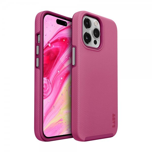 LAUT iPhone 14 Pro Max Cover Shield Bubblegum Pink