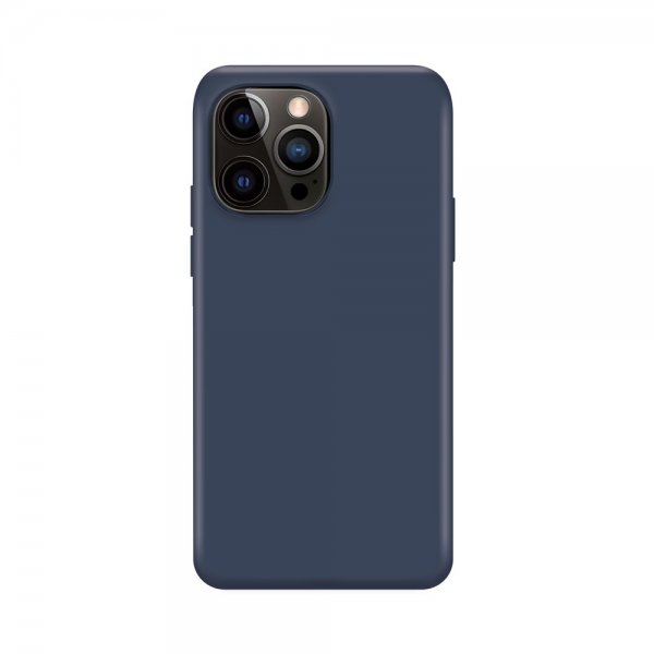 Xqisit iPhone 14 Pro Max Cover Silikone Mørkeblå