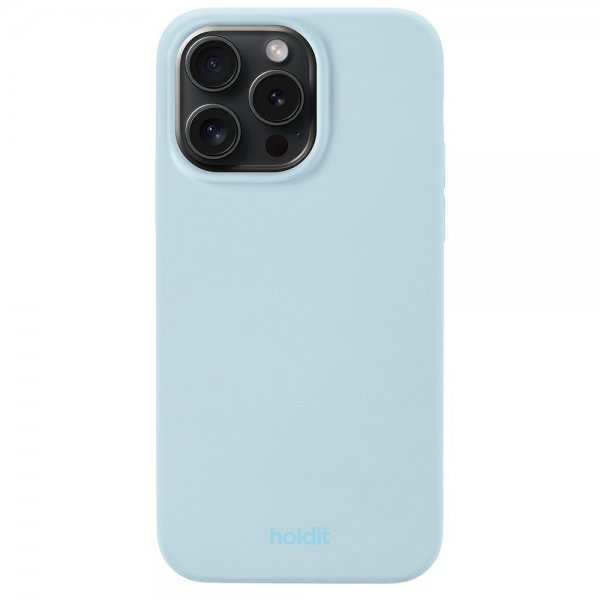 Holdit iPhone 14 Pro Max Cover Silikone Mineral Blue