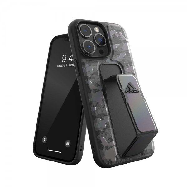 Adidas iPhone 14 Pro Max Cover SP Grip Case Camo Sort