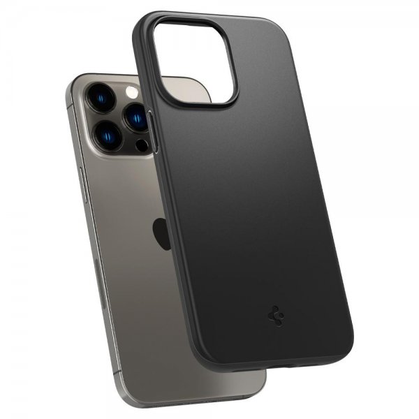 Spigen iPhone 14 Pro Max Cover Thin Fit Sort