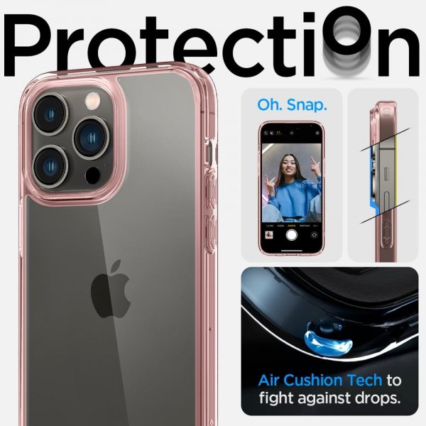 Spigen iPhone 14 Pro Max Cover Ultra Hybrid Rose Crystal