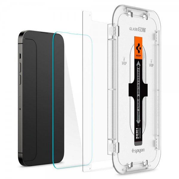 Spigen iPhone 14 Pro Max Skærmbeskyttelse GLAS.tR EZ Fit 2-pak