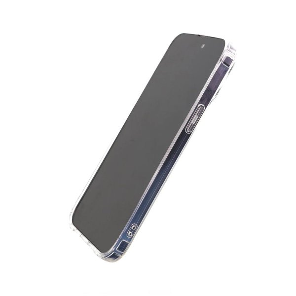 iPhone 14 Pro Max Cover Kortholder Stødsikkert Transparent
