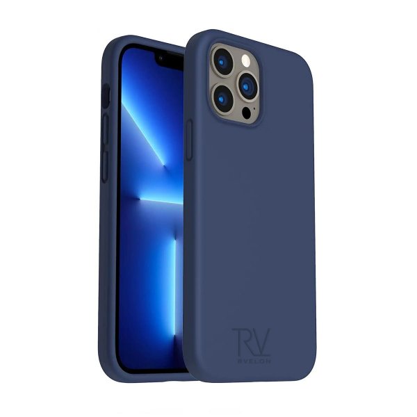 Rvelon iPhone 14 Pro Silikonecover Blå
