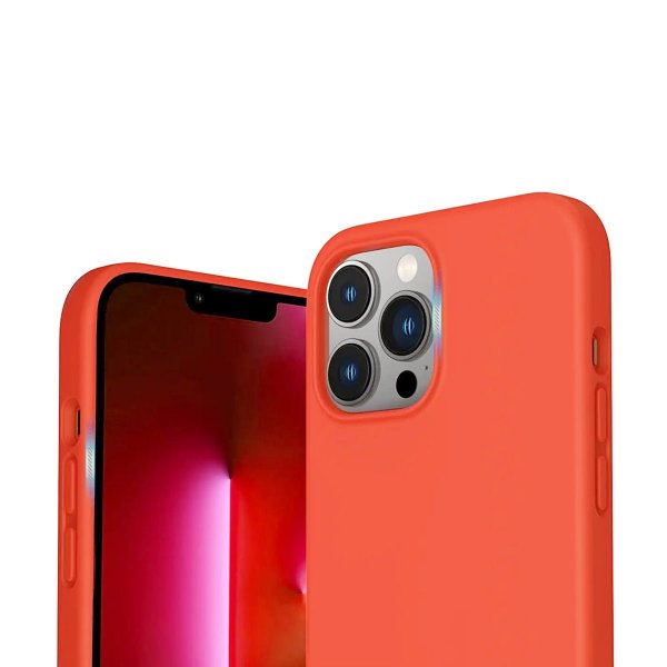 Rvelon iPhone 14 Pro Cover Silikone MagSafe Pink