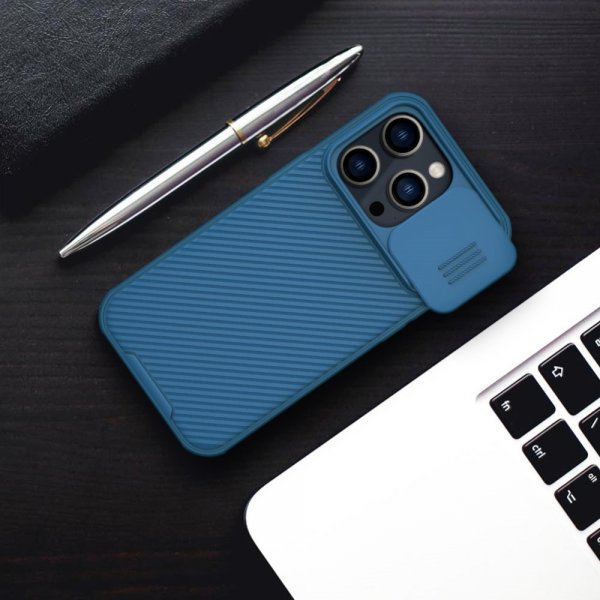 Nillkin iPhone 14 Pro Cover CamShield Blå