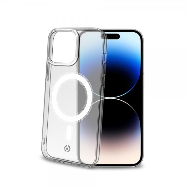 Celly iPhone 14 Pro Cover GELSKINMAG MagSafe Gennemsigtigt