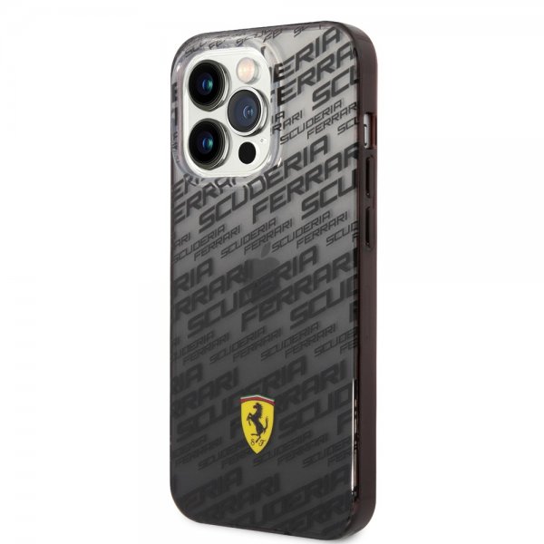 Ferrari iPhone 14 Pro Cover Gradient Scuderia Sort