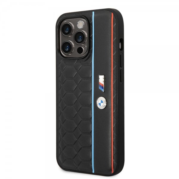 BMW iPhone 14 Pro Cover Hexagonal Pattern Sort