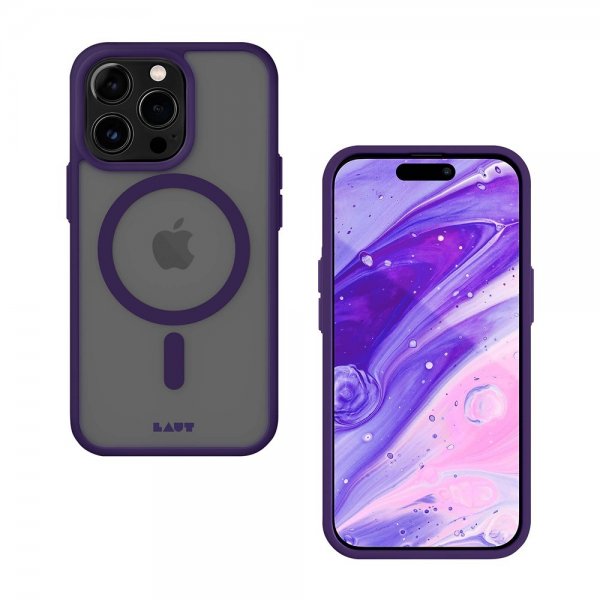 LAUT iPhone 14 Pro Cover Huex Protect MagSafe Dark Purple