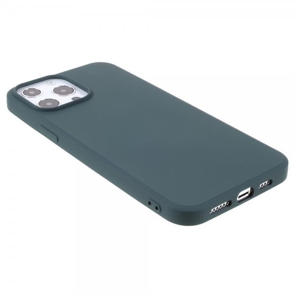 X-Level iPhone 14 Pro Cover Liquid Silicone Petrol