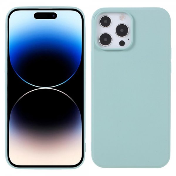 X-Level iPhone 14 Pro Cover Liquid Silikone Turkis