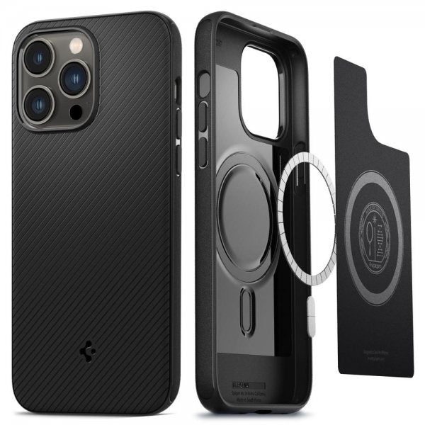 Spigen iPhone 14 Pro Cover Mag Armor MagFit Mat Sort