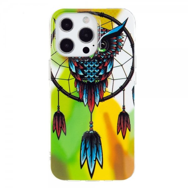 iPhone 14 Pro Cover Motiv Drømmefanger og Ugle