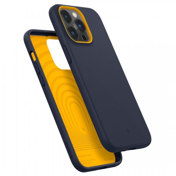Caseology iPhone 14 Pro Cover med Skærmbeskyttelse Nano Pop 360 Blueberry Navy