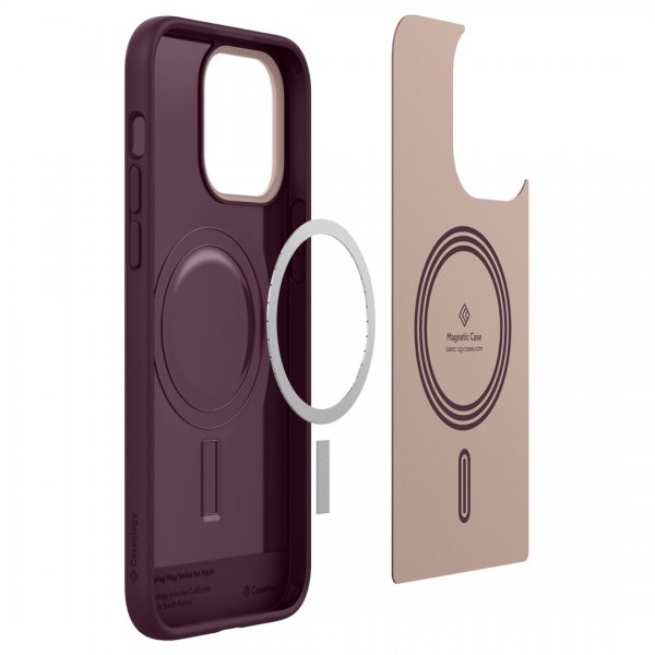Caseology iPhone 14 Pro Cover Nano Pop Mag Burgundy Bean