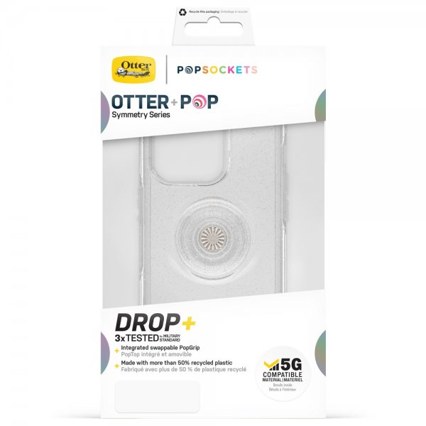 Otterbox iPhone 14 Pro Cover Otter+Pop Symmetry Clear Stardust