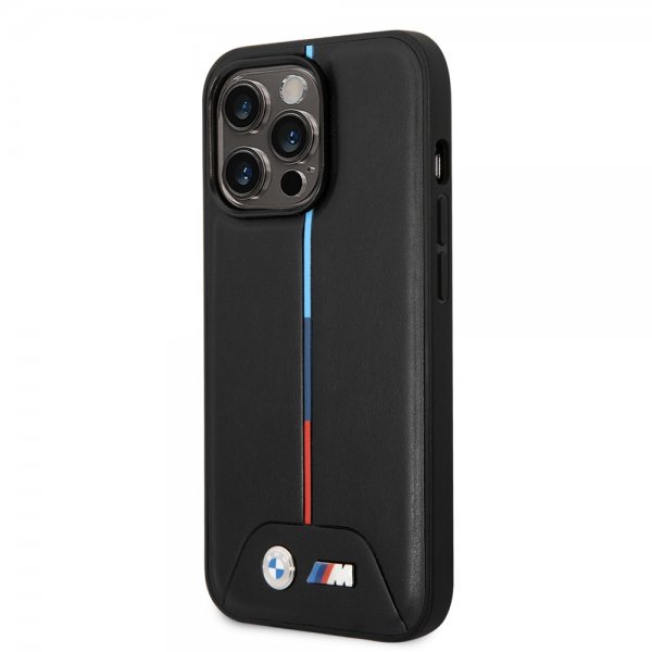 BMW iPhone 14 Pro Cover Quilted Sort