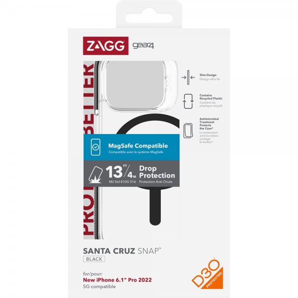 Gear4 iPhone 14 Pro Cover Santa Cruz Snap Sort