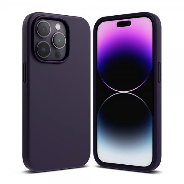 Ringke iPhone 14 Pro Cover Silikone Deep Purple