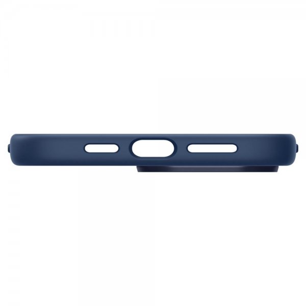 Spigen iPhone 14 Pro Cover Silicone Fit MagFit Navy Blue