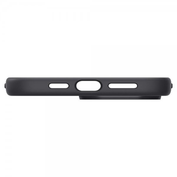 Spigen iPhone 14 Pro Cover Silicone Fit MagFit Sort