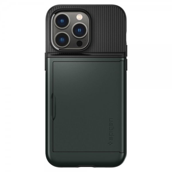 Spigen iPhone 14 Pro Cover Slim Armor CS Abyss Green