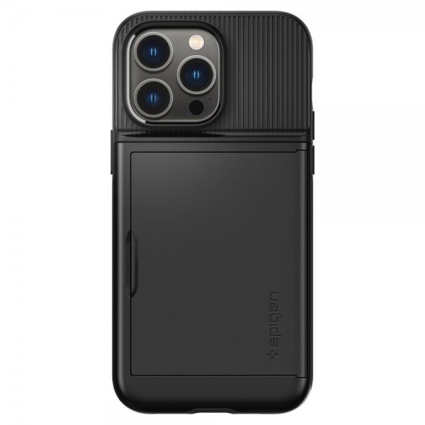 Spigen iPhone 14 Pro Cover Slim Armor CS Sort