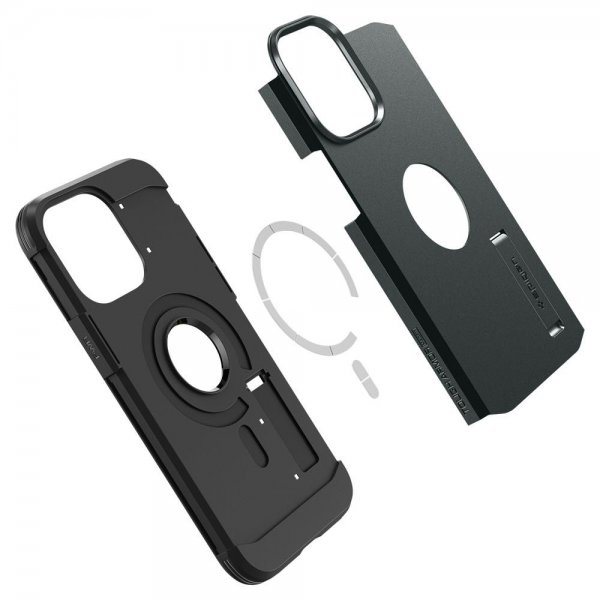 Spigen iPhone 14 Pro Cover Tough Armor MagFit Abyss Green