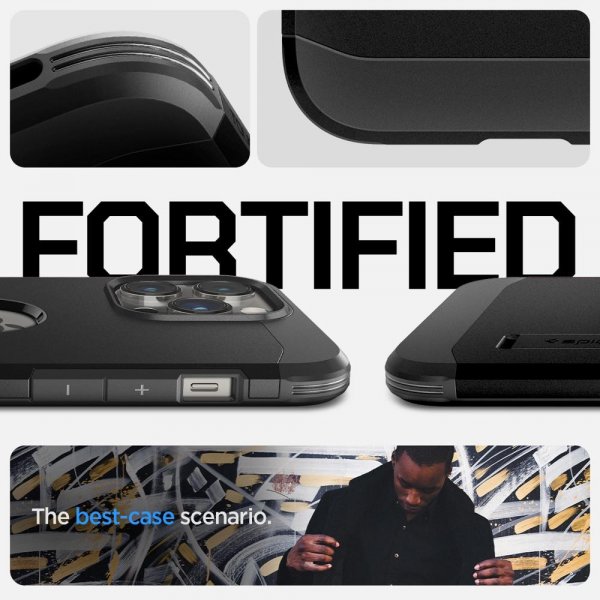 Spigen iPhone 14 Pro Cover Tough Armor MagFit Sort
