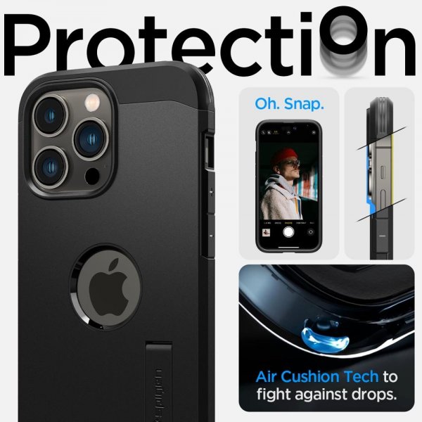 Spigen iPhone 14 Pro Cover Tough Armor MagFit Sort