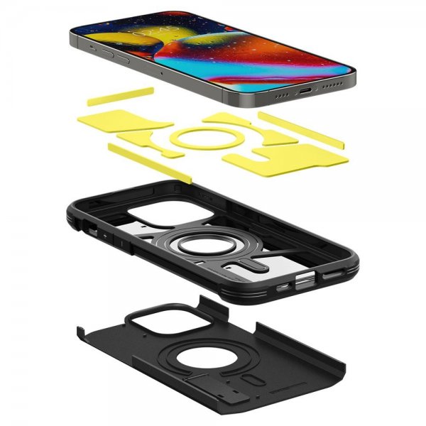Spigen iPhone 14 Pro Cover Tough Armor MagFit Sort