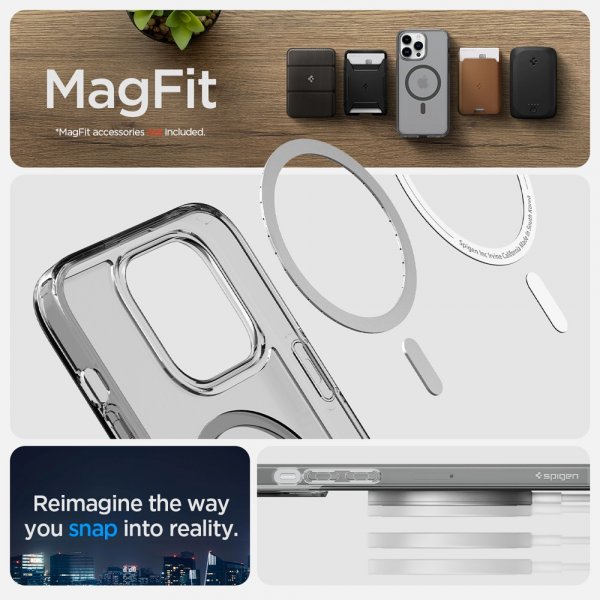 Spigen iPhone 14 Pro Cover Ultra Hybrid MagFit Frost Black