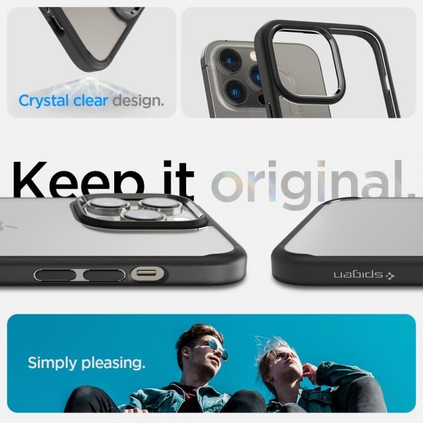 Spigen iPhone 14 Pro Cover Ultra Hybrid Matte Black
