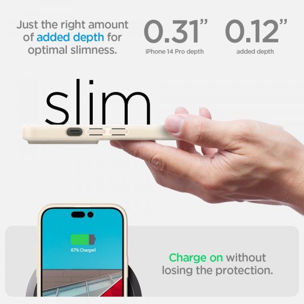 Spigen iPhone 14 Pro Cover Ultra Hybrid Sand Beige