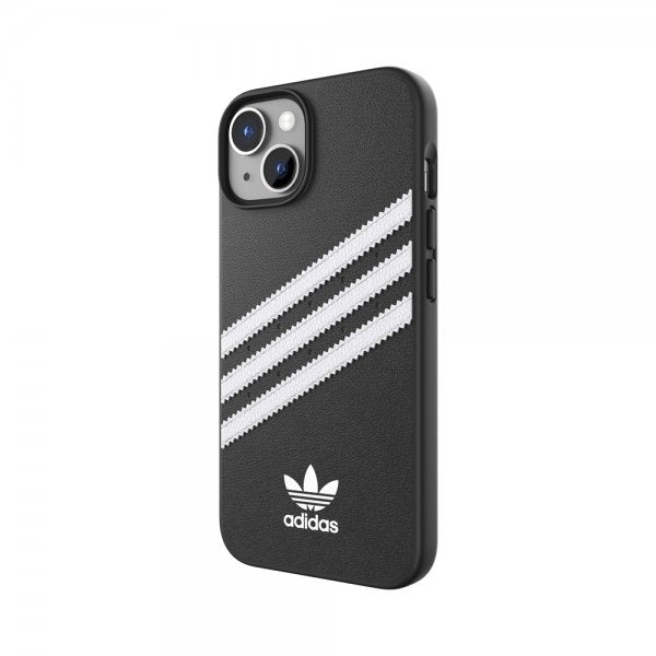 Adidas iPhone 14 Cover 3 Stripes Snap Case Sort Hvid