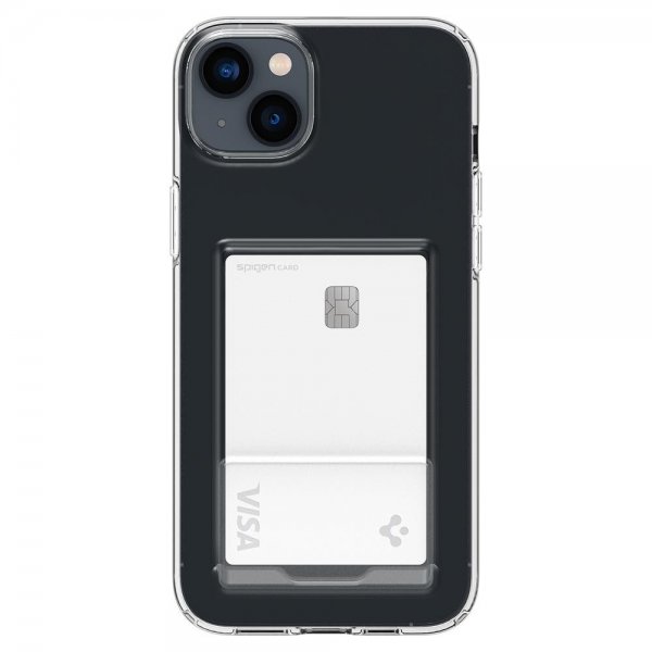 Spigen iPhone 14 Cover Crystal Slot Krystalklar
