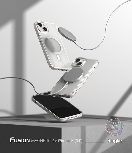 Ringke iPhone 14 Cover Fusion Magnetic Matte Clear