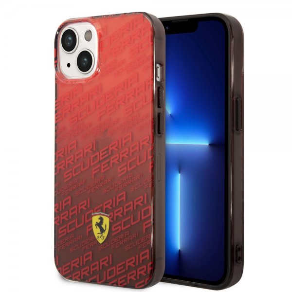 Ferrari iPhone 14 Cover Gradient Scuderia Rød