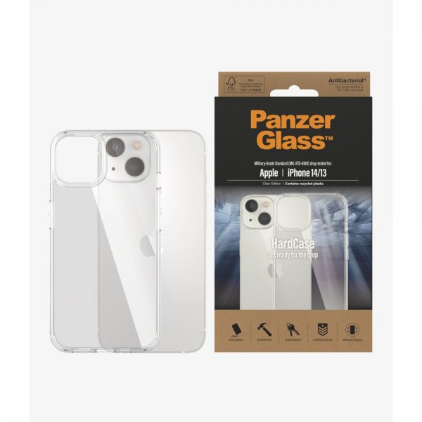 PanzerGlass iPhone 13/iPhone 14 Cover HardCase Transparent