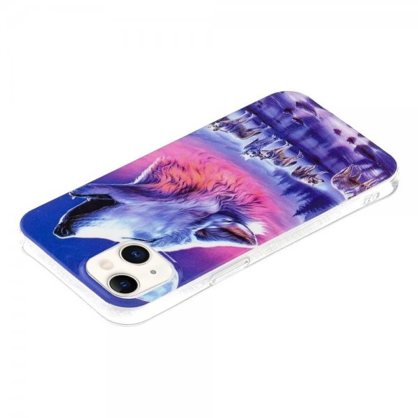 iPhone 14 Cover Motiv Hylende Ulv