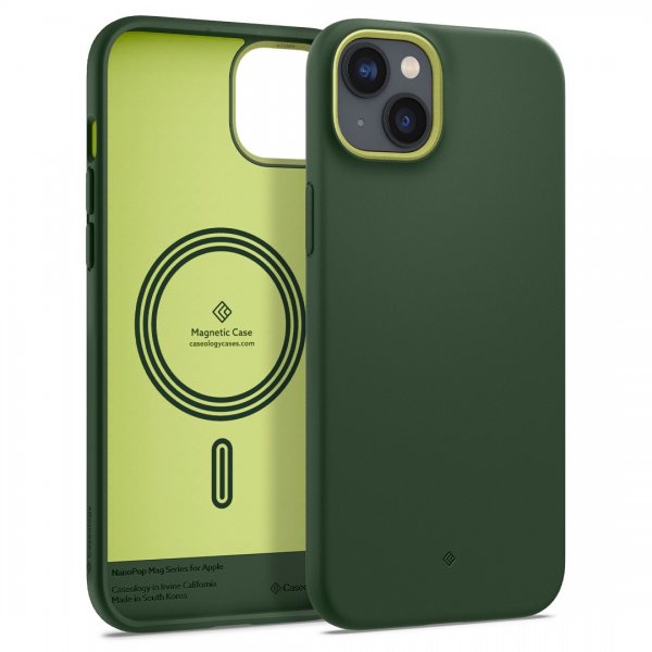 Caseology iPhone 14 Cover Nano Pop Mag Avo Green