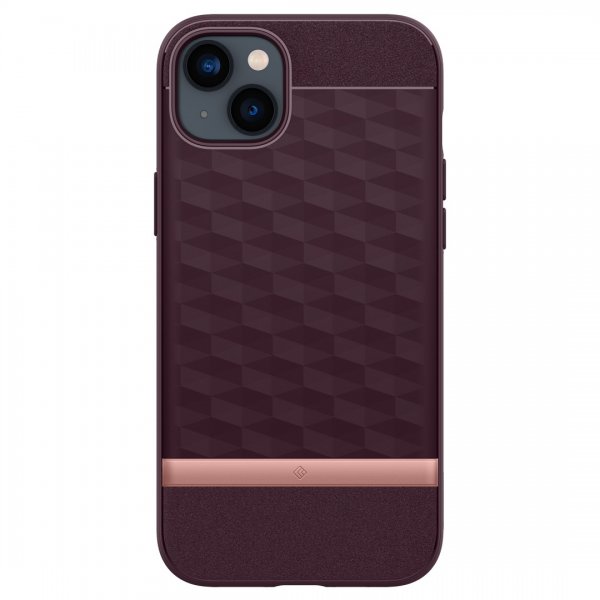 Caseology iPhone 14 Cover Parallax Mag Burgundy Bean