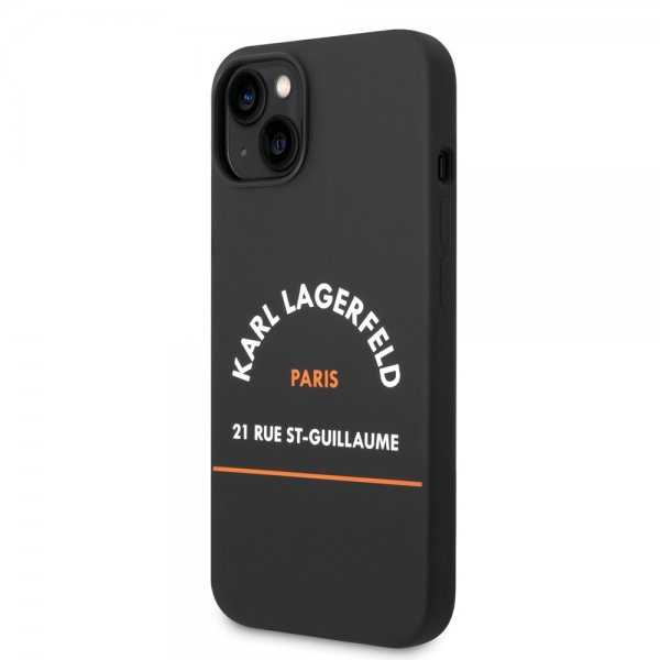 Karl Lagerfeld iPhone 14 Cover Rue St Guillaume Sort