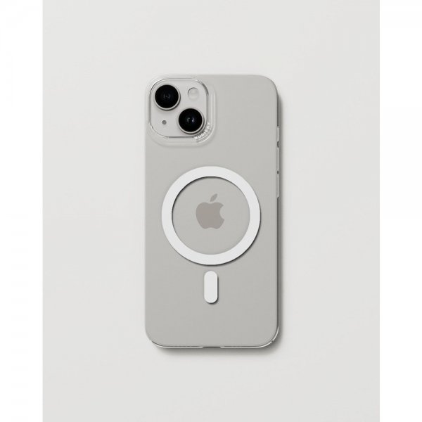 Nudient iPhone 14 Cover Thin Case MagSafe Transparent